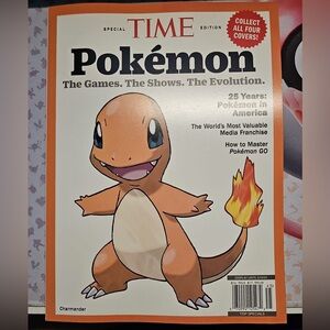 NWT: TIME Magazine 2024 Pokémon Limited Edition Collector Cover Ft Charmander